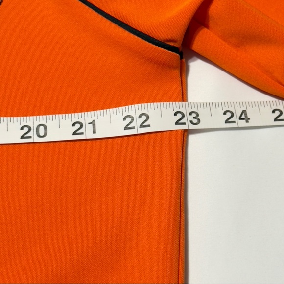 Majestic Orioles Vibrant Orange Polo Shirt Cool Base Size L Excellent - Picture 8 of 10